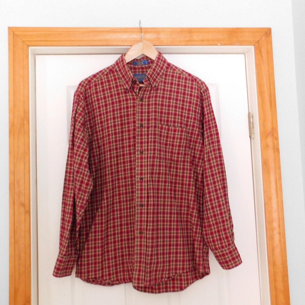 Pendleton Men's‎ Medium Merino Wool Button Shirt Canterbury Cloth Gorpcore Cabin